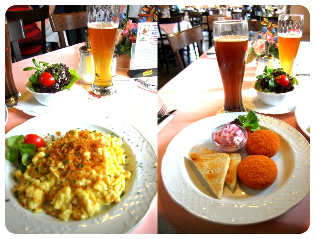 Bavarian food Bavarian food & Hefeweizen beer