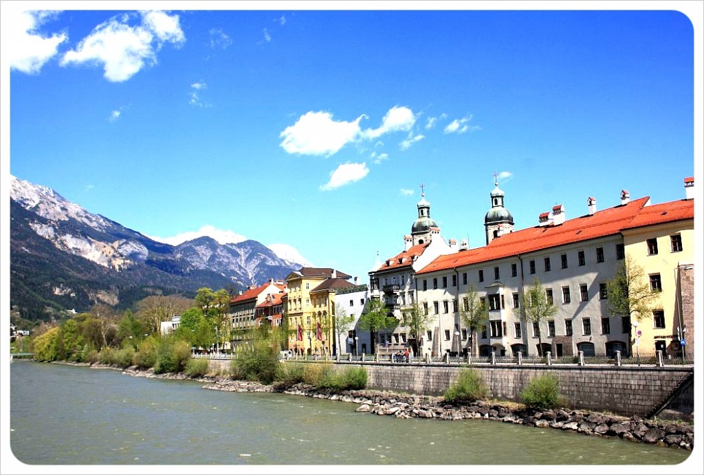 Innsbruck and Inn Innsbruck, Austria