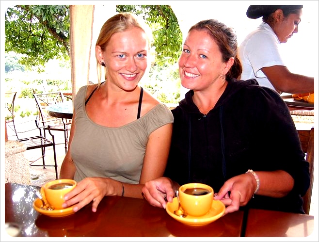 Coffee drinking globetrottergirls