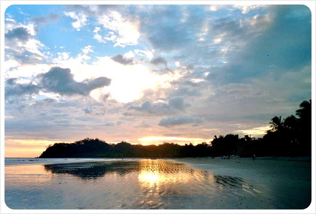 Sunset Samara Beach Costa Rica