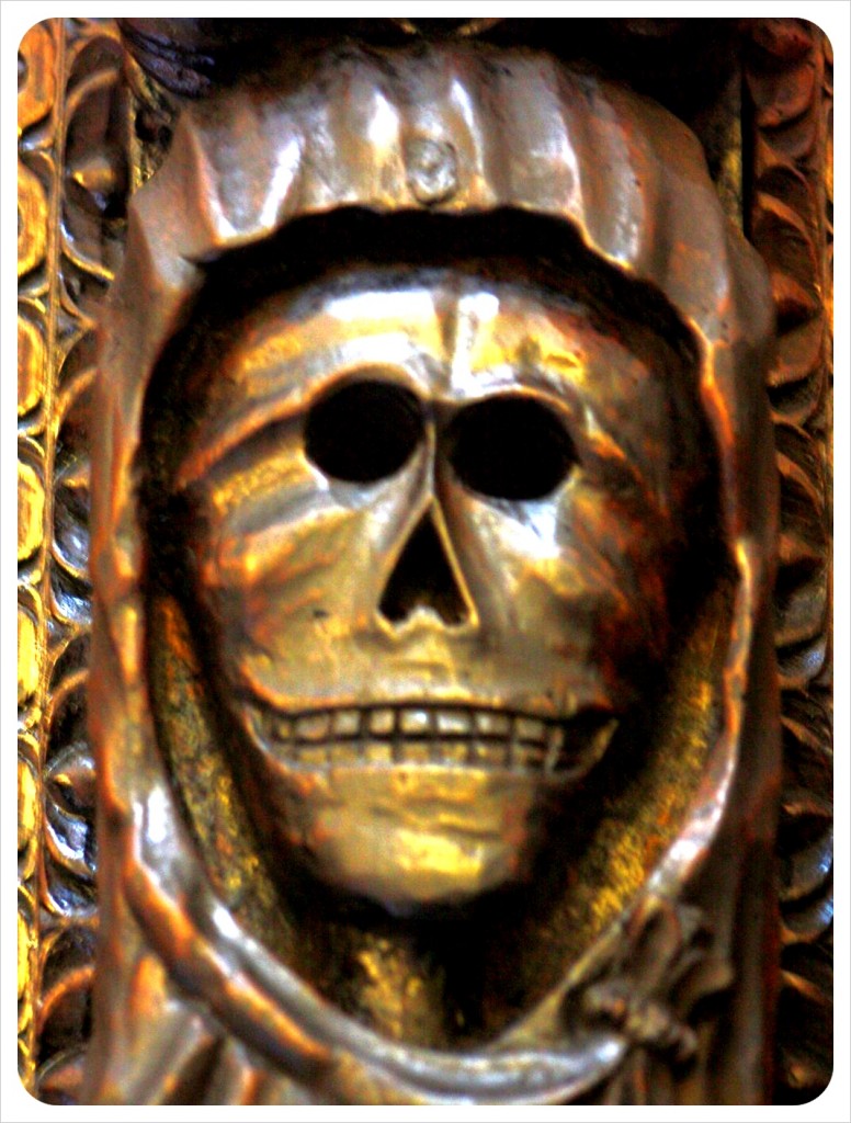 skull in italian church