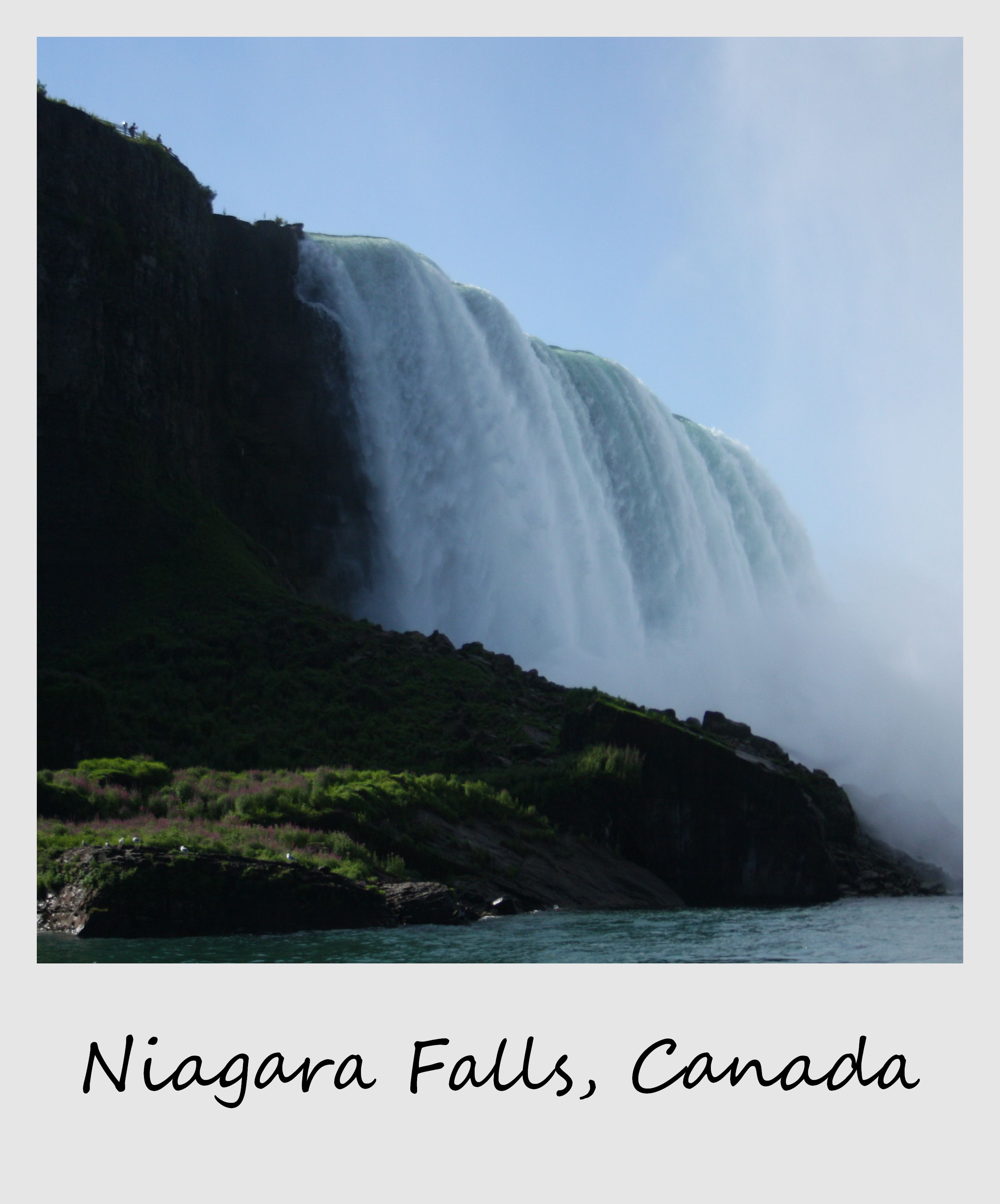 polaroid of the week canada niagara falls