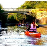 Kayaking on Regents Canal London
