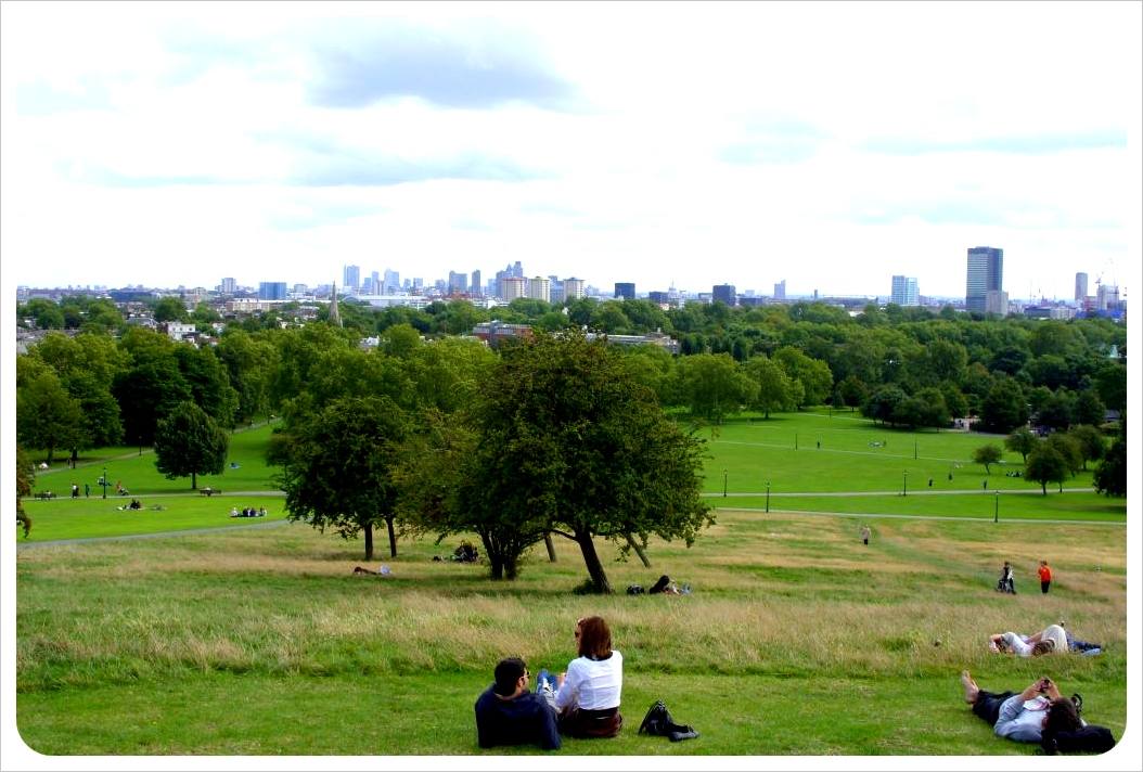 London views from Primrose hill