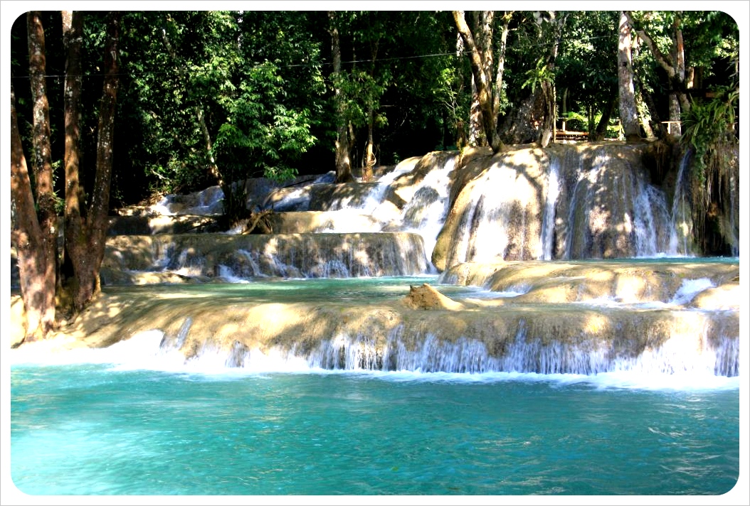 tad sae waterfalls laos