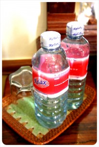 water bottles