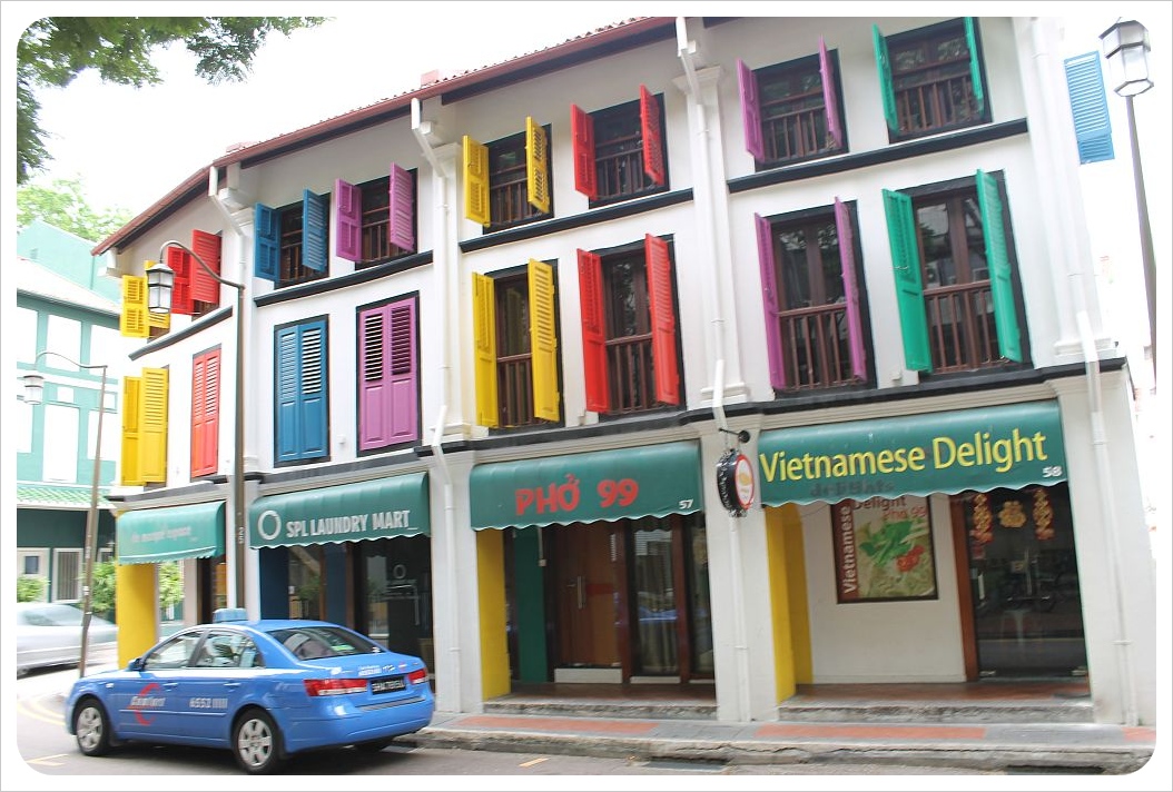 colorful building in singapore