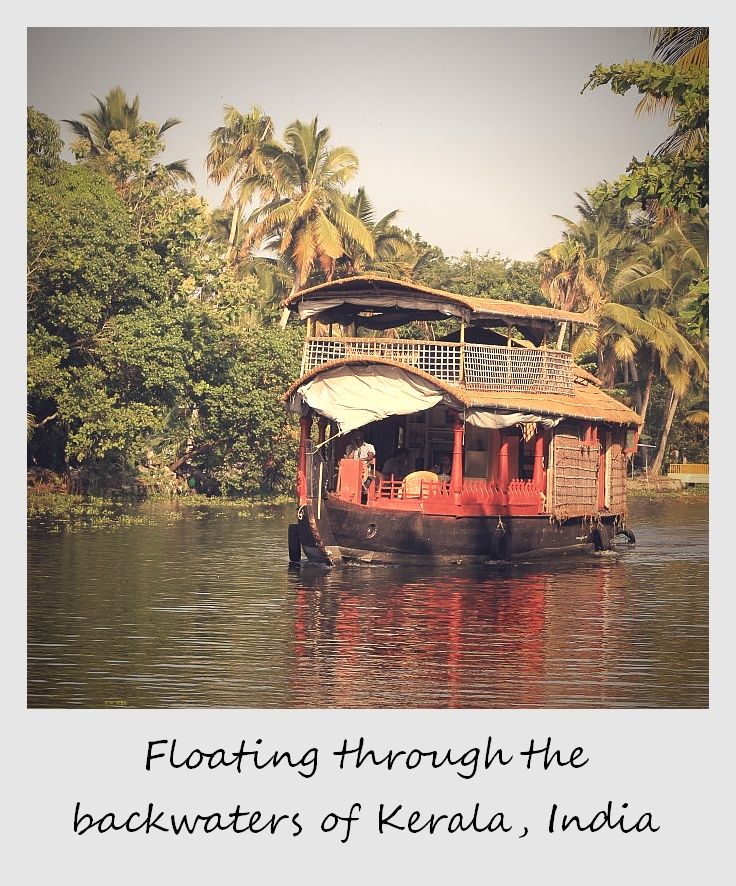 polaroid of the week india kerala backwaters houseboat