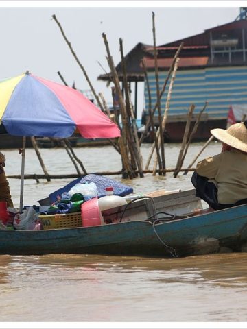 Life on the water: A floating village on Lake Tonle Sap in Cambodia