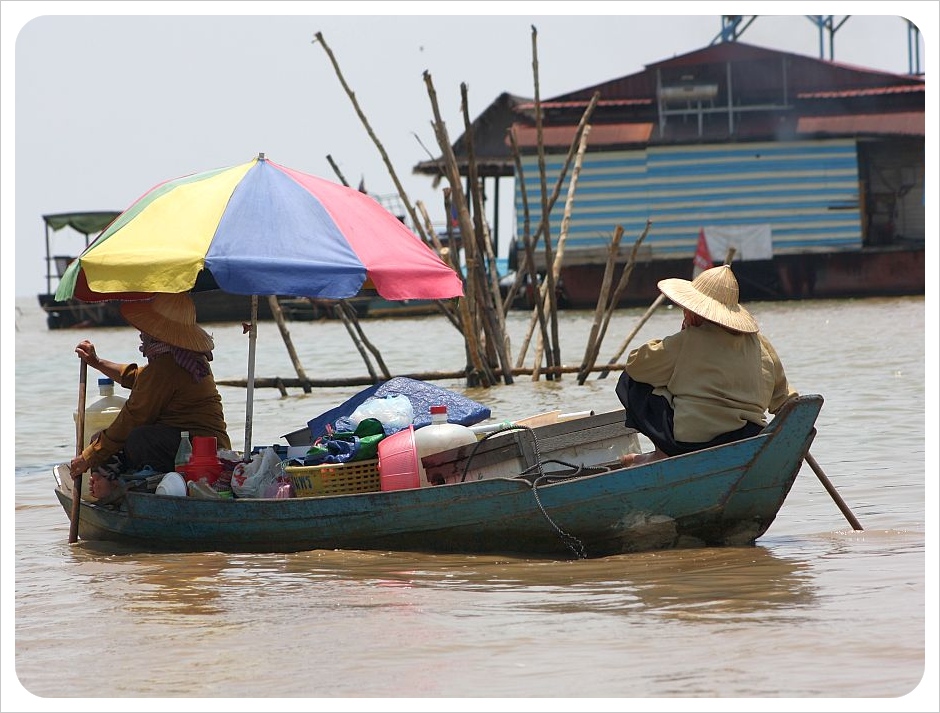 Life on the water: A floating village on Lake Tonle Sap in Cambodia