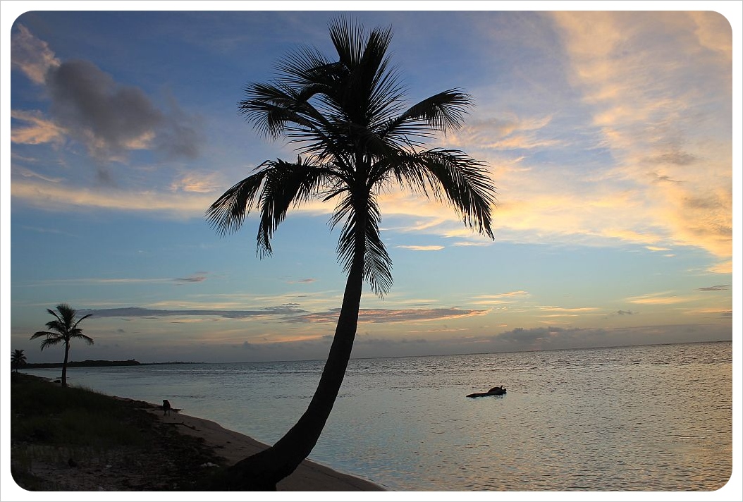 a caribbean sunrise
