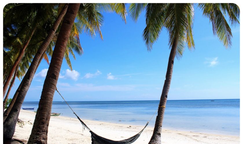 siquijor beach with hammock philippines1