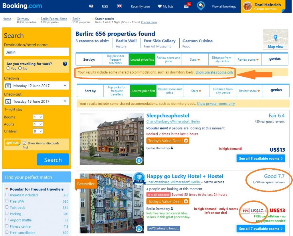 how to find cheap accommodation in europe