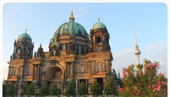 berlin cathedral and tv tower